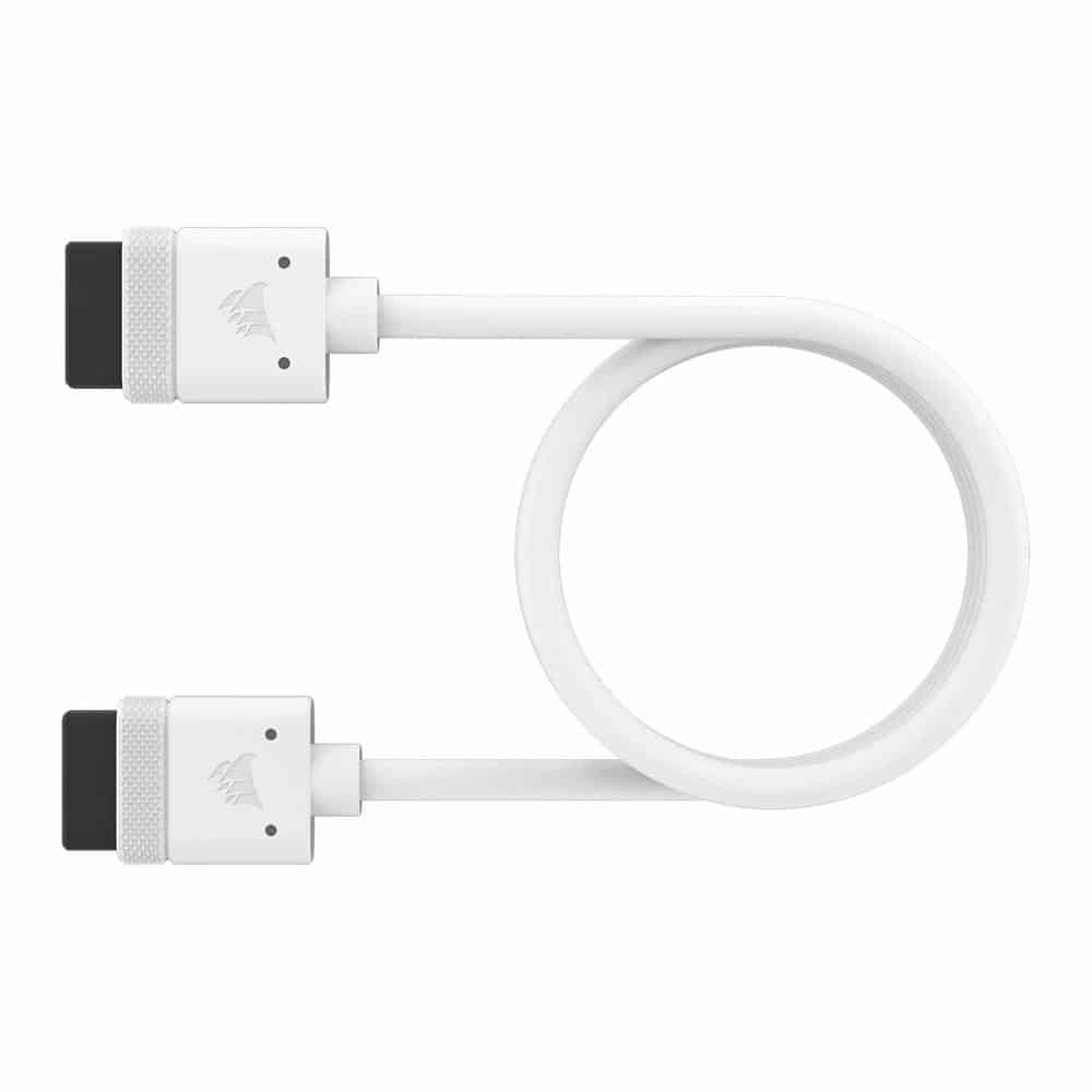 (image for) CORSAIR iCUE LINK 600mm Straight-Straight Cable - White